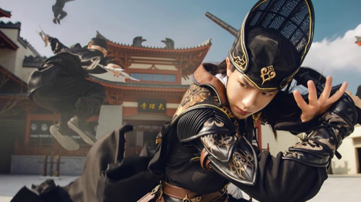 张云鹏演绎狄仁杰主题跑酷 重现神探追捕现场！