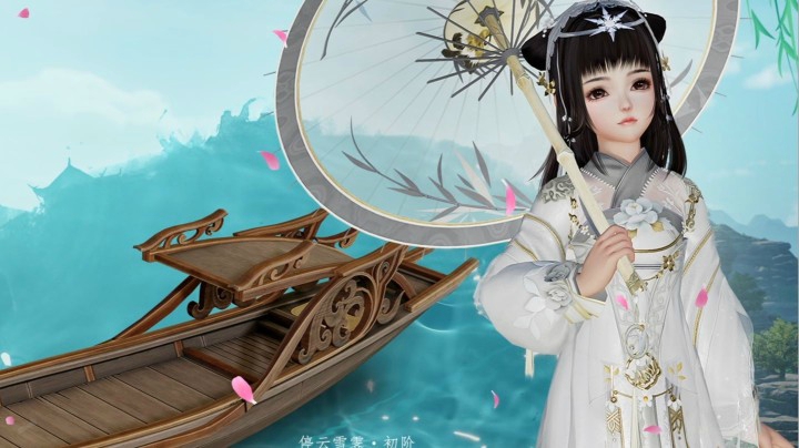 剑网3全民大礼可成长永久画舫首曝 少女登船结伴同游