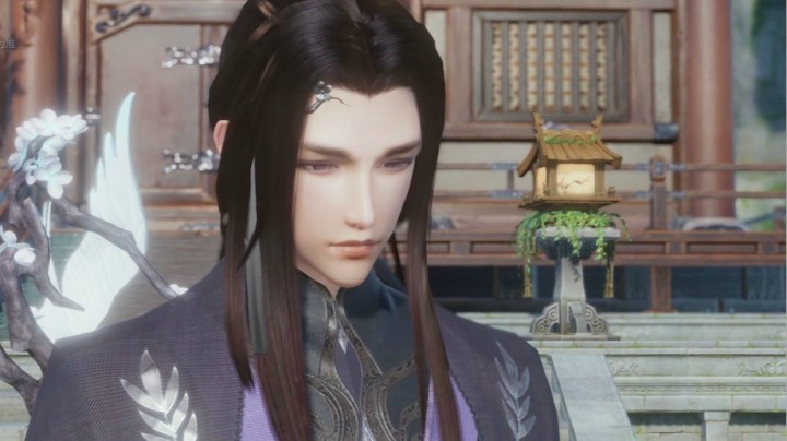 剑网3《百页书贰》特效背挂“白鹭含烟笔”展示