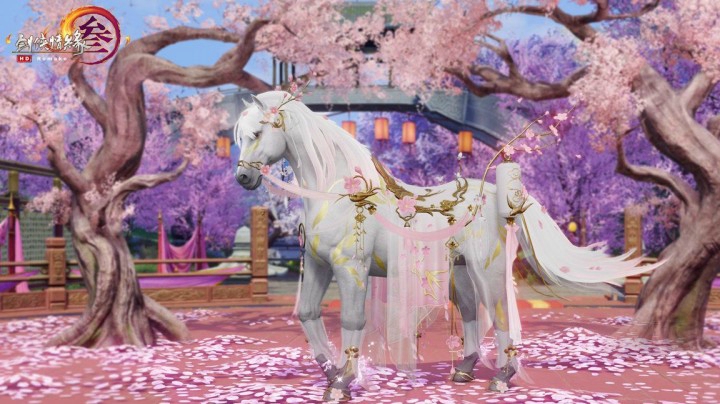 新马驾到 《剑网3》元宵特效外观首曝