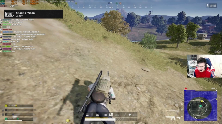 我在斗鱼看pigff直播绝地求生