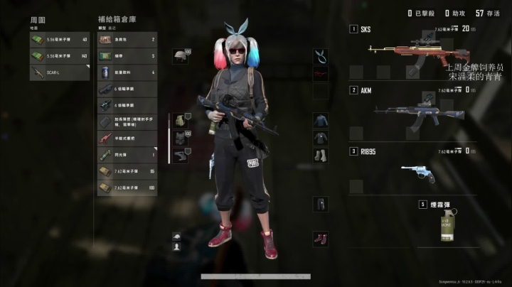 【2021-01-29 20点场】宋温柔爱吃鸡：宋温柔：四排竞技冲钻石