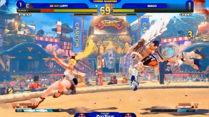 街霸5：新加坡白金八强赛MAGO对战LUFFY