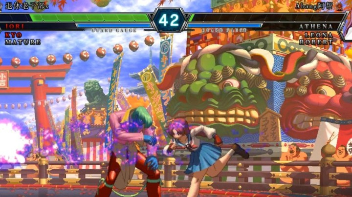 《拳皇KOF13》你见过丝血雅典娜发波升龙就翻盘的吗