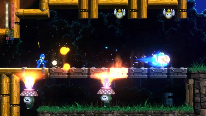 《洛克人11》超级英雄难度挑战火炬人直播录制