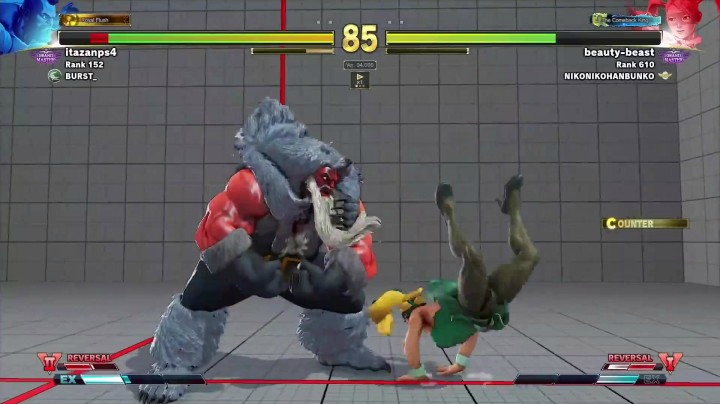 《街霸5》S4桑吉尔夫对战集锦（那个男人回来了，板桥桑）