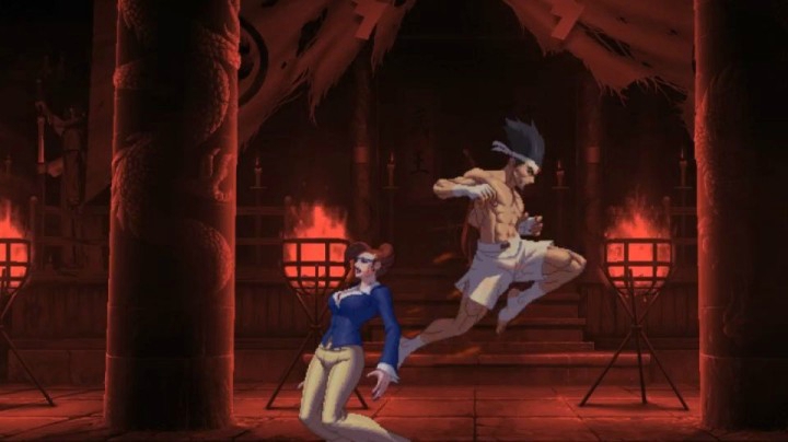 《拳皇KOF13》随缘测试被老干部抓住打一顿抢5