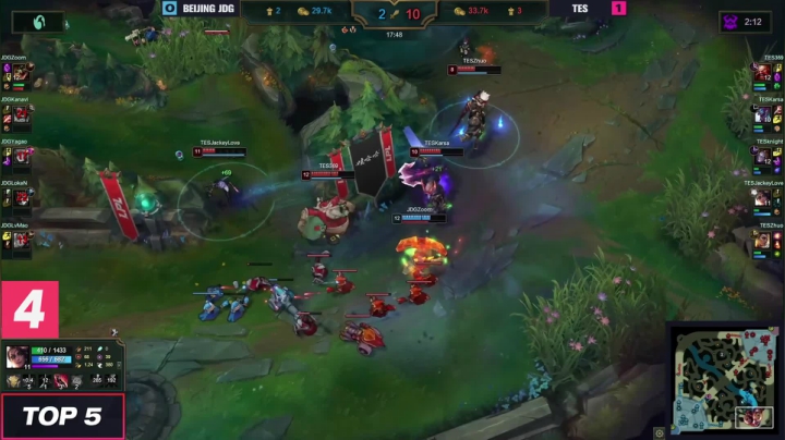 #2021LPL#春季赛31日TOP5