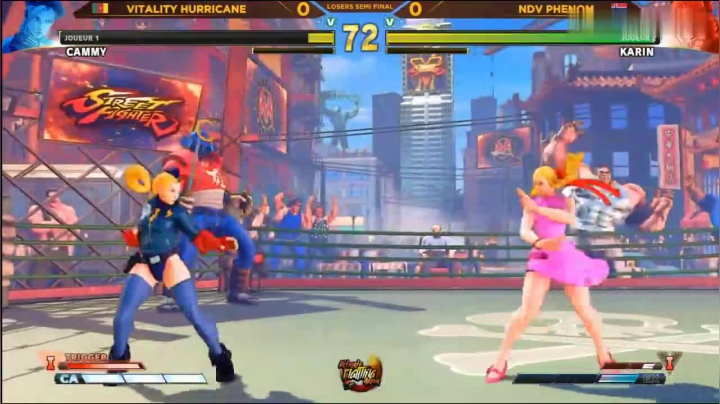 街霸5：八强赛已经见不到几个嘉米了，这黑嘉米真心打的好