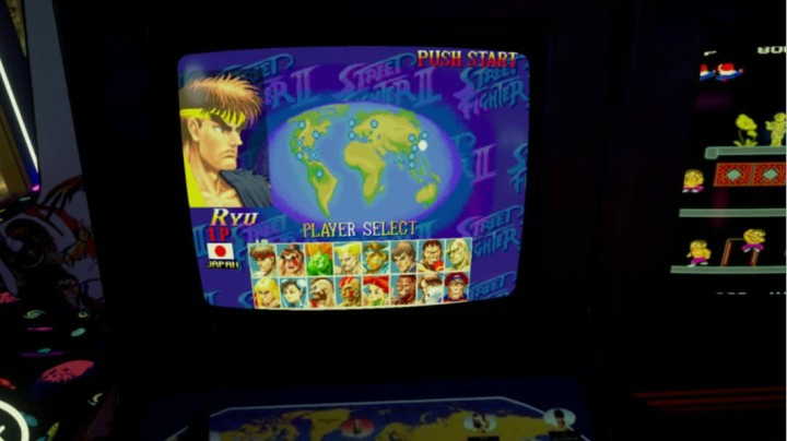 去街机厅玩16人街霸被电脑虐出翔了