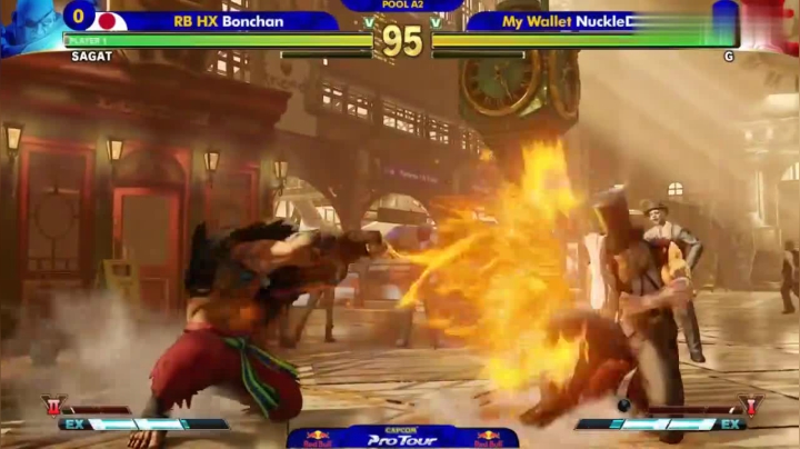 街霸5：超白金CPT赛事上再次看到最强沙加特，移动升龙帅爆了