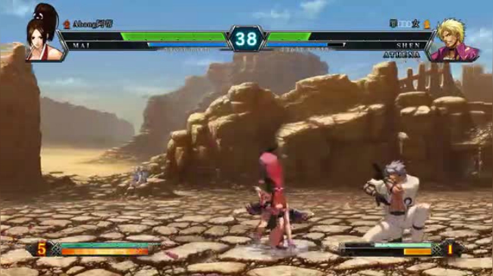 《拳皇KOF13》无声模式和圣女小姐姐娱乐抢5
