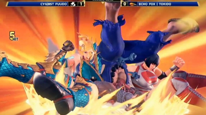 《街霸5》EVO2018八强赛胜者组第二场