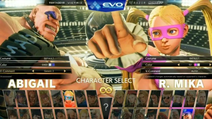 《街霸5》EVO2018八强赛败者组第一场