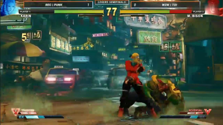 街霸5：美国达拉斯败者组决赛，PUNK遭遇比警皇更难缠的拜森