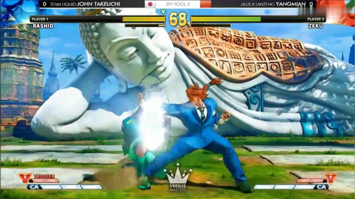 街霸5：中国最强的是空新加坡CPT比赛相遇日本小帅哥竹内