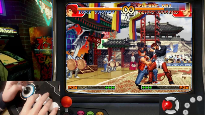 拳皇97：八神庵影跳百合折及白光必杀的摇杆技巧