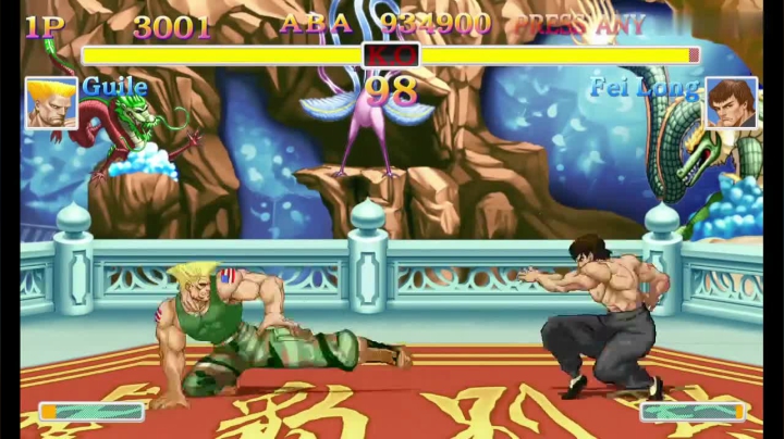 终极街霸2：古烈最高难度通关录制，和你小时候玩的街霸不一样哦