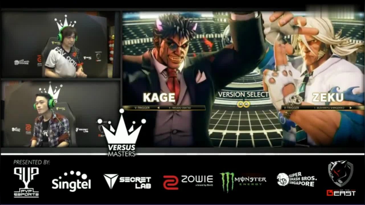 街霸5：国内最强是空大战日本神之手SAKO