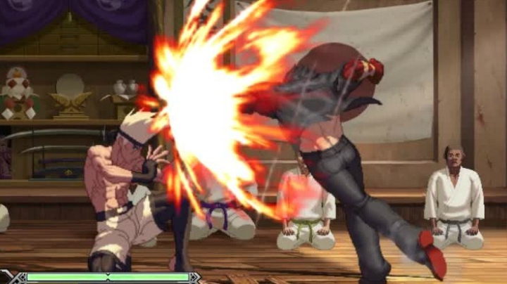 拳皇KOF13 天下武功唯龟不破(和骑士抢5猥琐对战)