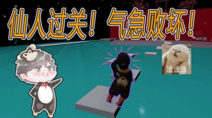 【仙某某】毁灭吧！仙某某过关不顺气急败坏！