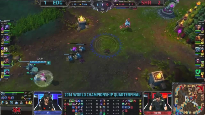 八强赛SHR vs EDG G4