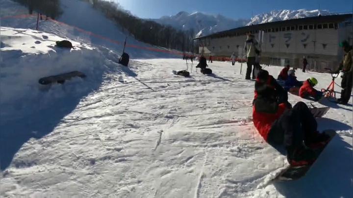 【2021-02-06 13点场】西贝2018：直播日本长野白马五龙滑雪场单板滑雪