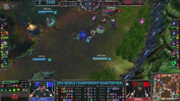八强赛SHR vs EDG G3