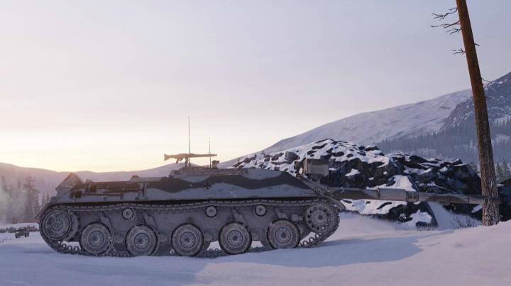 坦克世界 JPZ4-5极地冰原8K拉德利