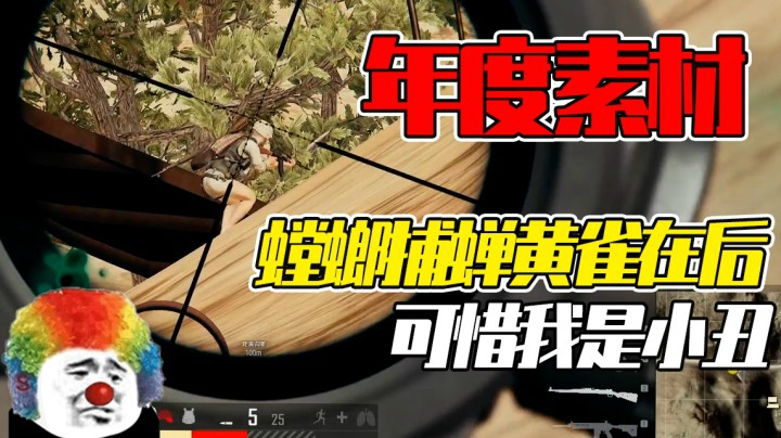 小丑竟是我自己，我打不了移动靶只能打普通的靶