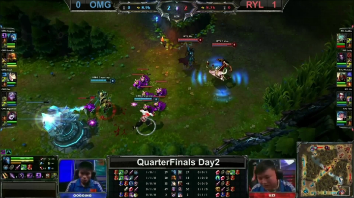 S3世界赛八强赛RYL vs OMG - 2.RYL vs OMG Game2