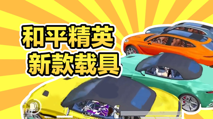 和平精英新款载具，细节满满哦！