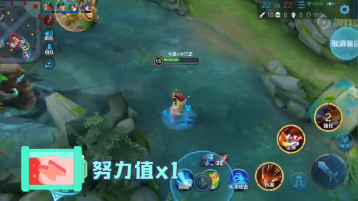 娜可露露打团战利用草丛打了对面一波团灭