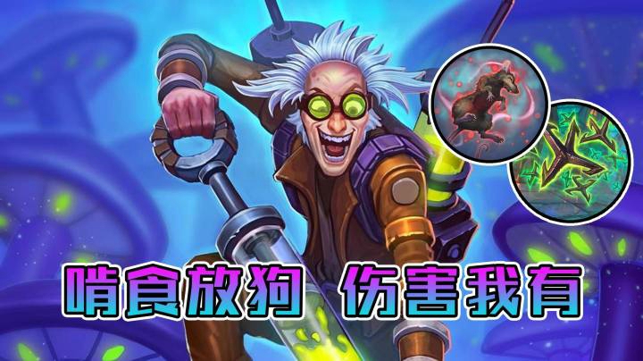 稻哥炉石12胜对决（猎人）：啃食放狗，伤害我有
