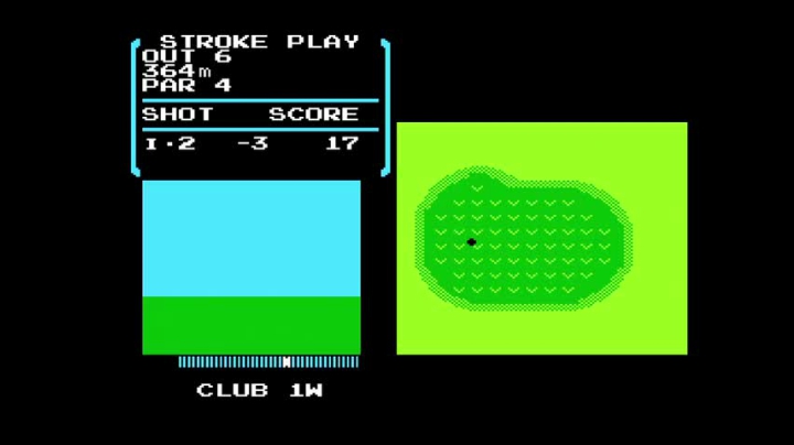 【FC】高尔夫 GOLF 通关视频 ゴルフゲームの元祖 FC『ゴルフ』