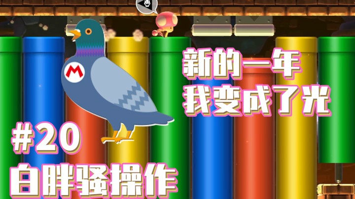 【白胖骚操作】20期 - 那一年，马里奥变成了光《马里奥制造2》