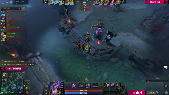 DPC 欧洲区 Vikin.gg vs HCE BO3 第二场 2.10