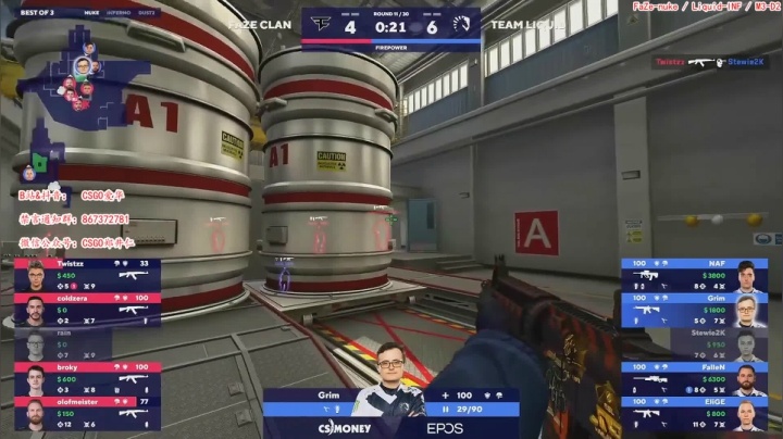 【2021-02-14 23点场】CSGO解说爱华：【爱华】新年好 LQ vs FAZE