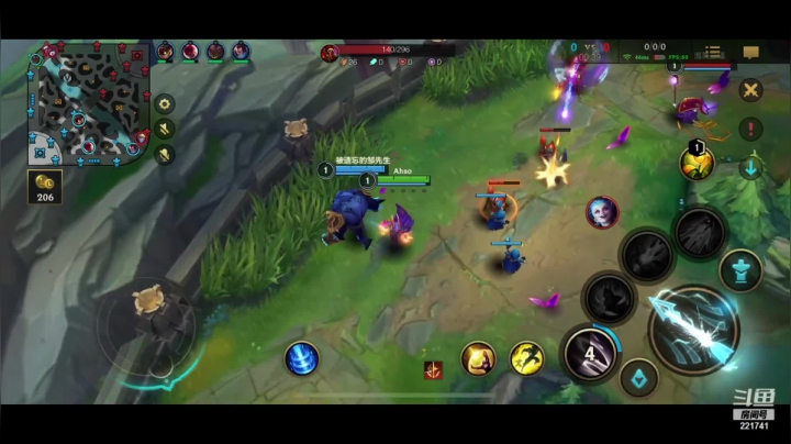 我在斗鱼看渝万单存3岁白阿文直播LOL手游