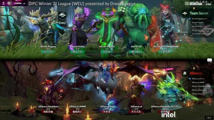 DPC 欧洲区 Secret vs Alliance BO3 第三场 2.14