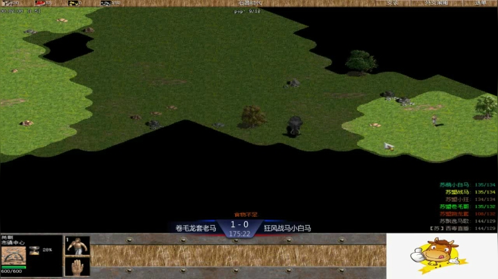 苏盟群娱乐局卷毛组3：0狂风组