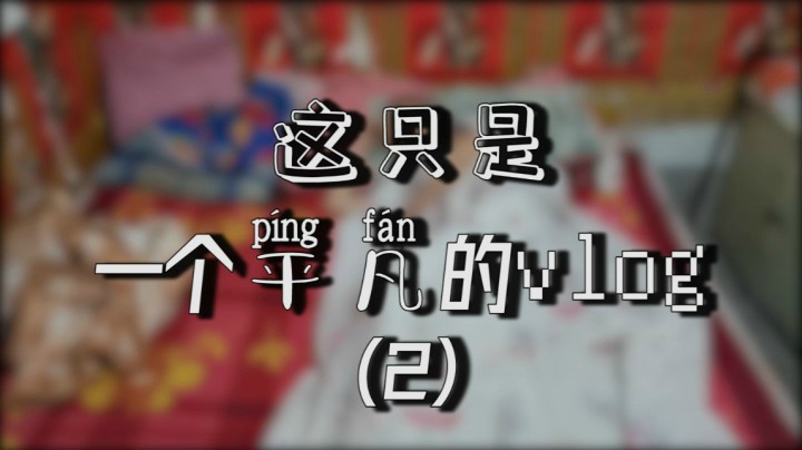一个平凡的vlog（2）完整版
