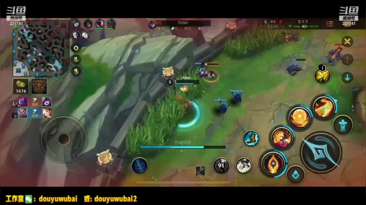 我在斗鱼看渝万单存3岁白阿文直播LOL手游