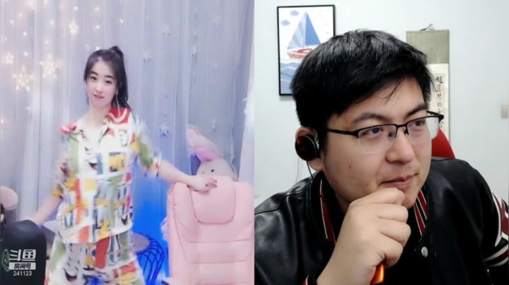 我在斗鱼看火力堂主直播户外