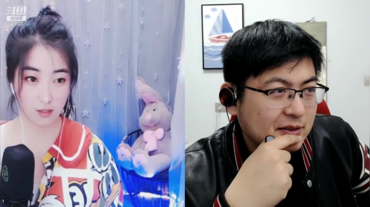 我在斗鱼看火力堂主直播户外