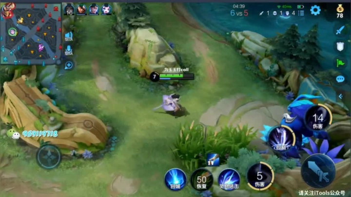 露娜日常带粉五排64