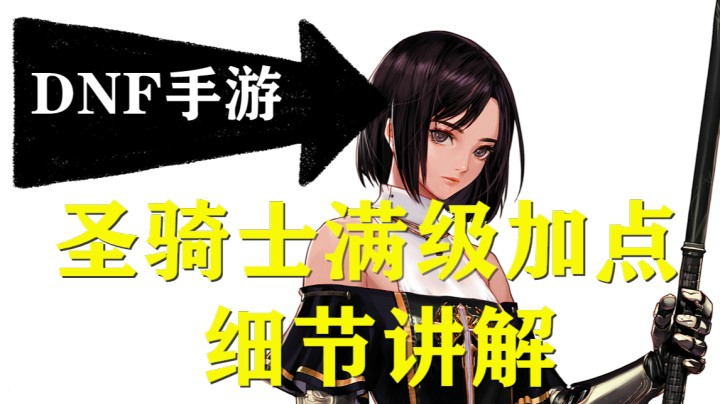 【DNF手游】2021圣骑士满级加点.细节讲解