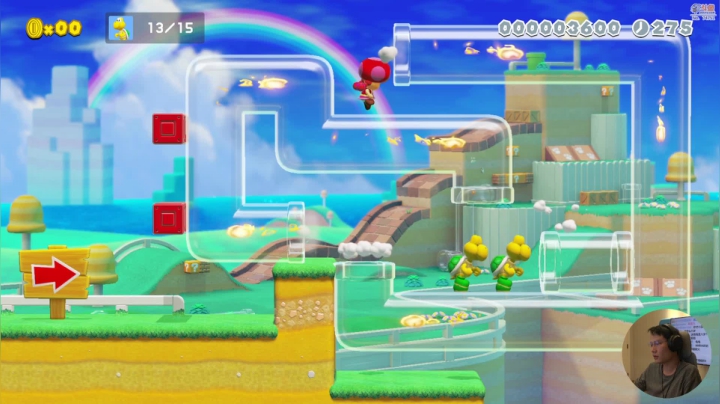 【马里奥制造】超级小桀的精彩时刻 20210221 16点场