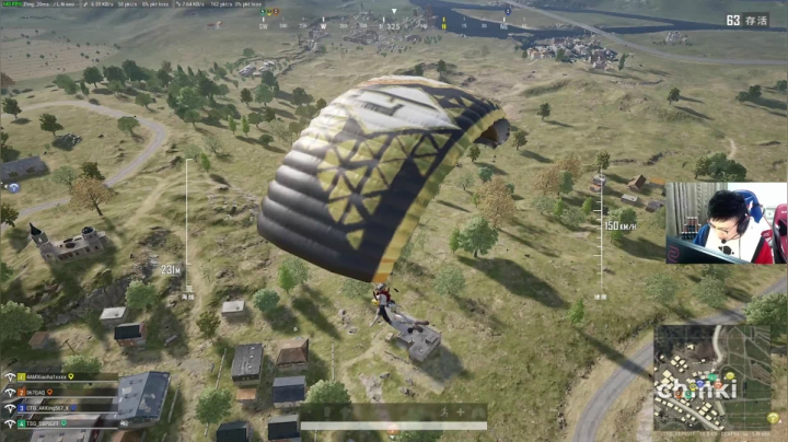 我在斗鱼看pigff直播绝地求生