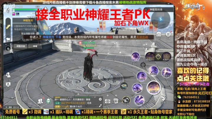 【天谕手游】流光竞技场杀神5